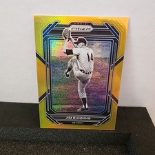 2023 Prizm Baseball Jim Bunning Gold Prizm card #2/10 Detroit