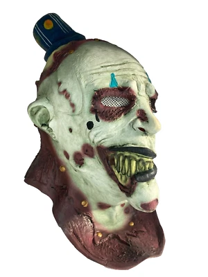 MIME CLOWN SCARY ZOMBIE LATEX HEAD & NECK MASK HALLOWEEN HORROR TERRIFIER - Image 1 of 4