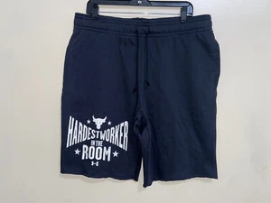 Men's Under Armour UA Project Rock HWITR Shorts Black 1370459-001 Size 2XL NEW - Picture 1 of 9