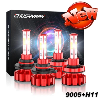 Kit de faros LED bombilla 9005 haz alto H11 bajo para Kenworth T680 T880 2013-2019 Foto 1 de 4