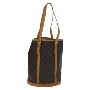 Borsa a tracolla Louis Vuitton Monogram Bucket GM M42236 LV originale EC899 - Foto 1 di 21