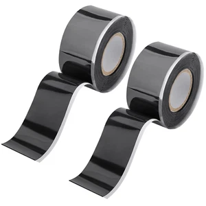 2 Rouleaux de Ruban de Poignée, 1IN X 10FT Ruban de Poignée pour Poignées, Silicone Rubber Wrap pour Pu - Photo 1/7