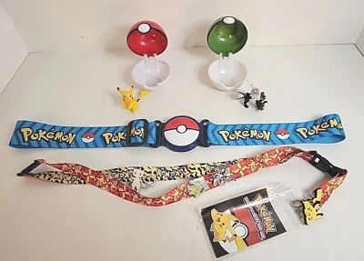 Lote de figuras, prendedores, cordón y cinturón Pokémon Clip 'N' Go Foto 1 de 4