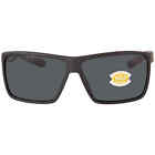 Costa Del Mar RINCON Grey Polarized Polycarbonate Men's Sunglasses 6S9018 901838