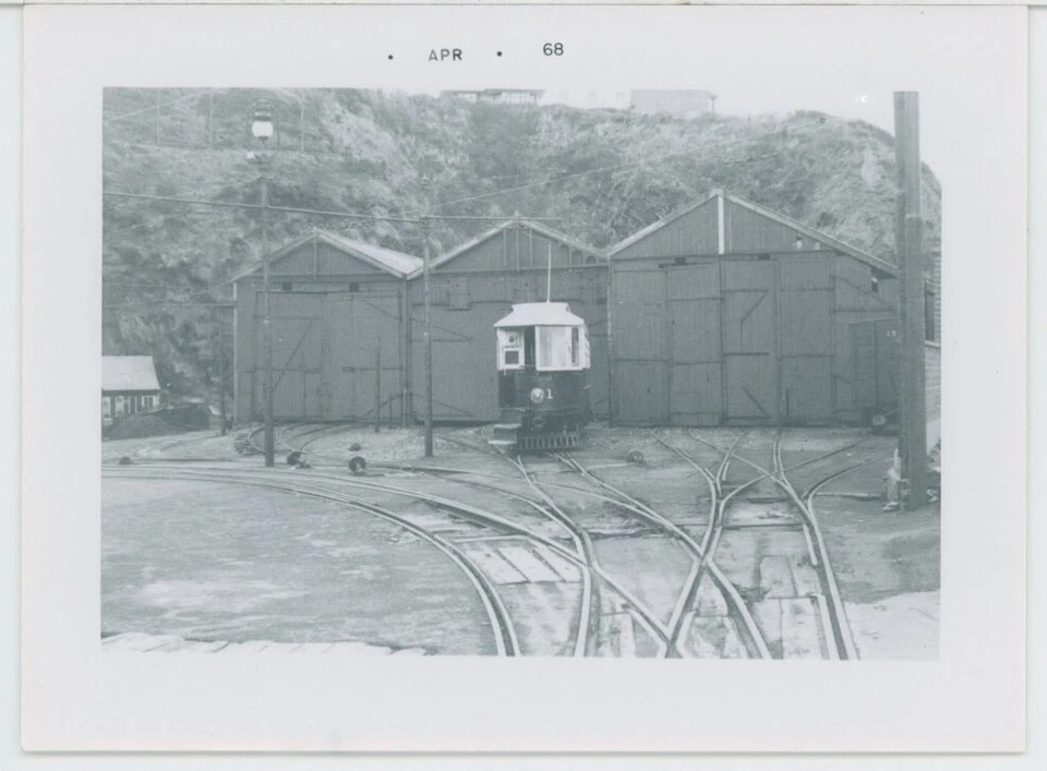 Tranvía Manx Electric Railway #1 1968 Isla de Man foto vintage tranvía Foto 1 de 1