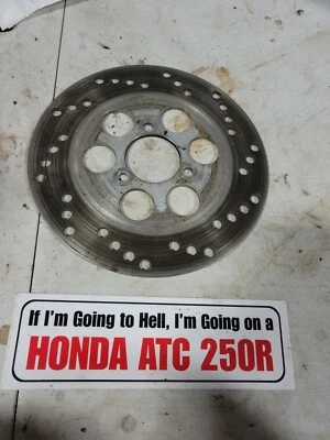 Disco rotor freno delantero HONDA ATC250R ATC 250R 250 R 1983 1984 1985 1986 83 4-335 Foto 1 de 3