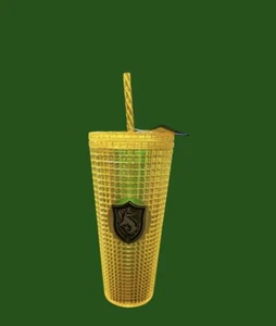 Spoontiques Yellow Wizarding World Of Harry Potter Diamond Tumbler Textured Cup - Picture 1 of 1