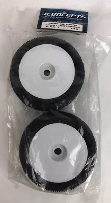 JConcepts Subcultures Pre-Mounted Buggy Tires 3.7” Soft - Blue Compound 3027-11 - Image 1 of 4