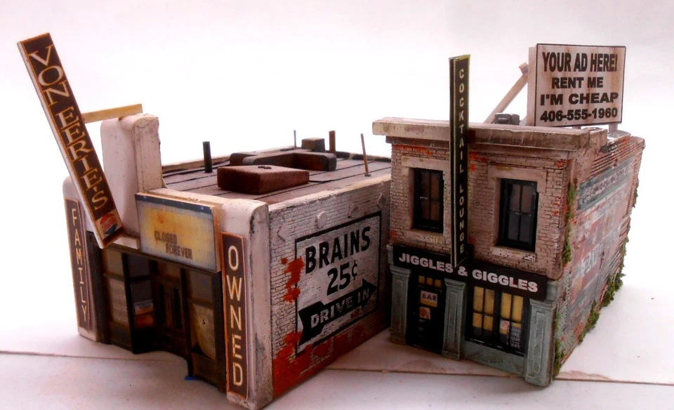 Downtown Deco N Scale Building 2 Kit Lot Beer & .25 Brains! Save $10! NIB - Image 1 of 4