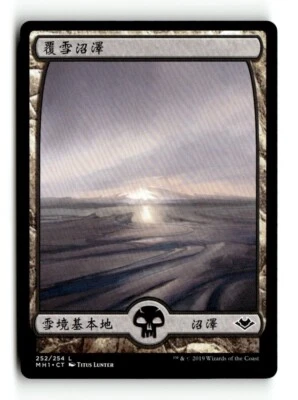 MTG | Snow-Covered Swamp | MH1 | Regular | LP | Chinese | Playset (x4) - Image 1 of 3