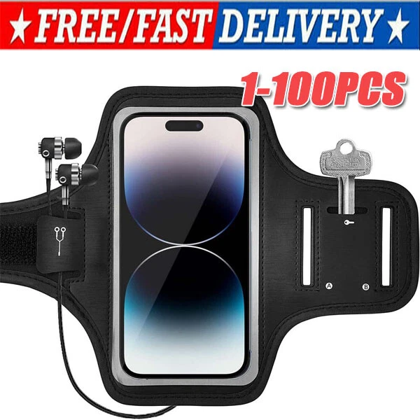 Waterproof Armband Case Sports Running Exercise Arm Band Phone Holder KeyBag LOT - Image 1 of 4