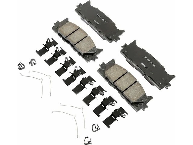 Juego de pastillas de freno delanteras AC Delco 41797ZZWG 2008 2009 2010 para Lexus ES350 2007-2018 Foto 1 de 2