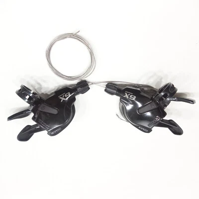 SRAM X9 3 x 10 speed  Schalthebel inkl. Schellen / Klemmen - Bild 1 von 4