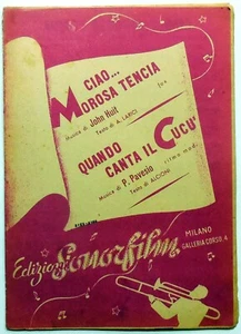 MUSIKPARTITUR HALLO MOROSA TENCIA JOHN HUIT CANTA CUCU P.PAVESIO 1948 - Bild 1 von 1