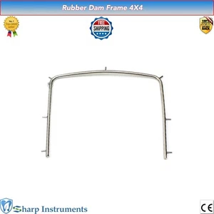 Rubber Dam Punch Frame 4x4 Stainless Steel Endodontic Surgical Tooth Instrument  - Picture 1 of 1