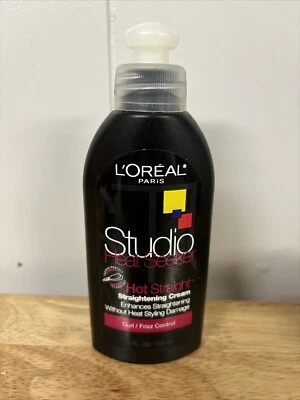 Crema alisadora recta caliente Loreal Paris Studio Heat Seeker 5 oz Foto 1 de 3
