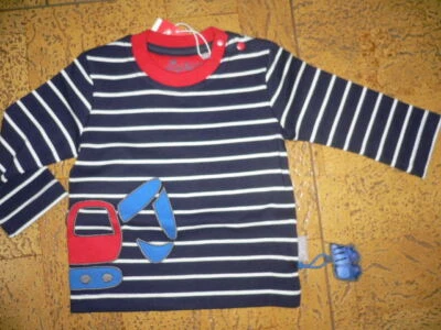 SIGIKID BABY JUNGEN  LA-SHIRT marine Gr. 62-80 - Bild 1 von 3