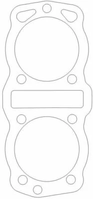 Honda 12191-283-010 1971- cb450 cl450 cb500 junta de cilindro base Foto 1 de 4
