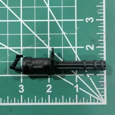Custom Sci-fi Minigun resin 1/12 scale Legends GI Joe Classified Mini Gun   - Image 1 of 3