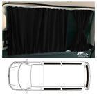 Curtains for VW T4 van short wheelbase tailgate gullwing doors black710