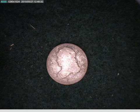 1825 Bust Dime 10c 10 cent ten cent ( # 18s117 ) Cover