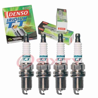 4 pc Denso Iridium TT Spark Plugs for 1992-1994 Dodge Colt 1.8L L4 Ignition kr - Image 1 of 4