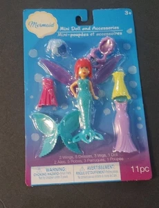 nuevo mini muñeca sirena y accesorios color verde - Imagen 1 de 5