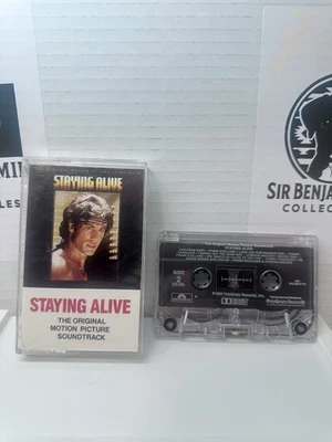 STAYING ALIVE Cassette Tape Movie Original Motion Picture Soundtrack BEE GEES - Image 1 of 4