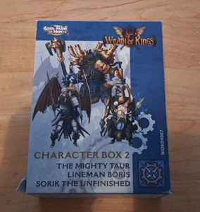 Wrath of Kings House Teknes Charakter Box 2 Taur Boris Sorik Geöffnet Neu - Bild 1 von 1