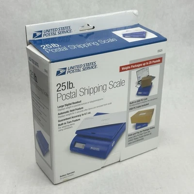 United States Postal Service USPS Shipping Scale DS25 Portable 25lb USB-PC Link - Image 1 of 4