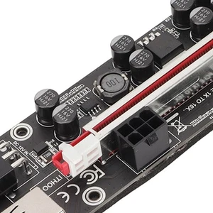 PCIe Riser 1X Auf 16X Adapter 10 Kondensator Riser Adapterkarte Mit 0 6 M U KUI - Photo 1/23
