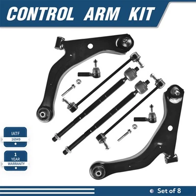Suspension Front Lower Control Arm Kit For 05-09 Mazda Tribute Ford Escape 8pcs Foto 1 de 4
