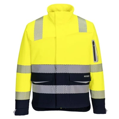 Huski Hi-Vis Softshell Jacket | K8280 by Portwest - Image 1 of 3