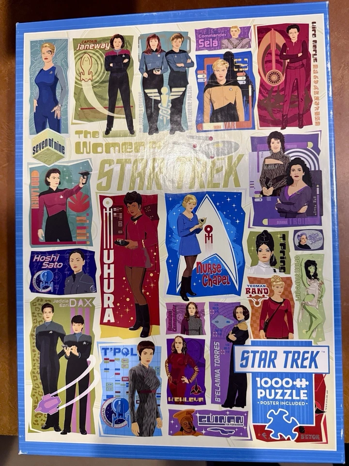 The Women of Star Trek - 1000 Piece Puzzle Cobble Hill - COMPLETE - MINT - Image 1 of 1