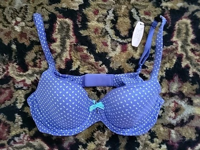 Sujetador Victoria's Secret Demi para mujer 32C azul cachemir forrado por Victoria nuevo con etiquetas Foto 1 de 4