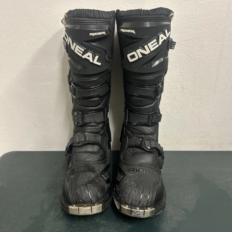 Botas de motocicleta Oneal Rider One Almx ATV negras talla 12 para hombre Foto 1 de 4