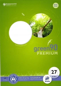 Schulheft A4 16 Blatt klimaneutral Blauer Engel LIN25+27+28 - Bild 1 von 4