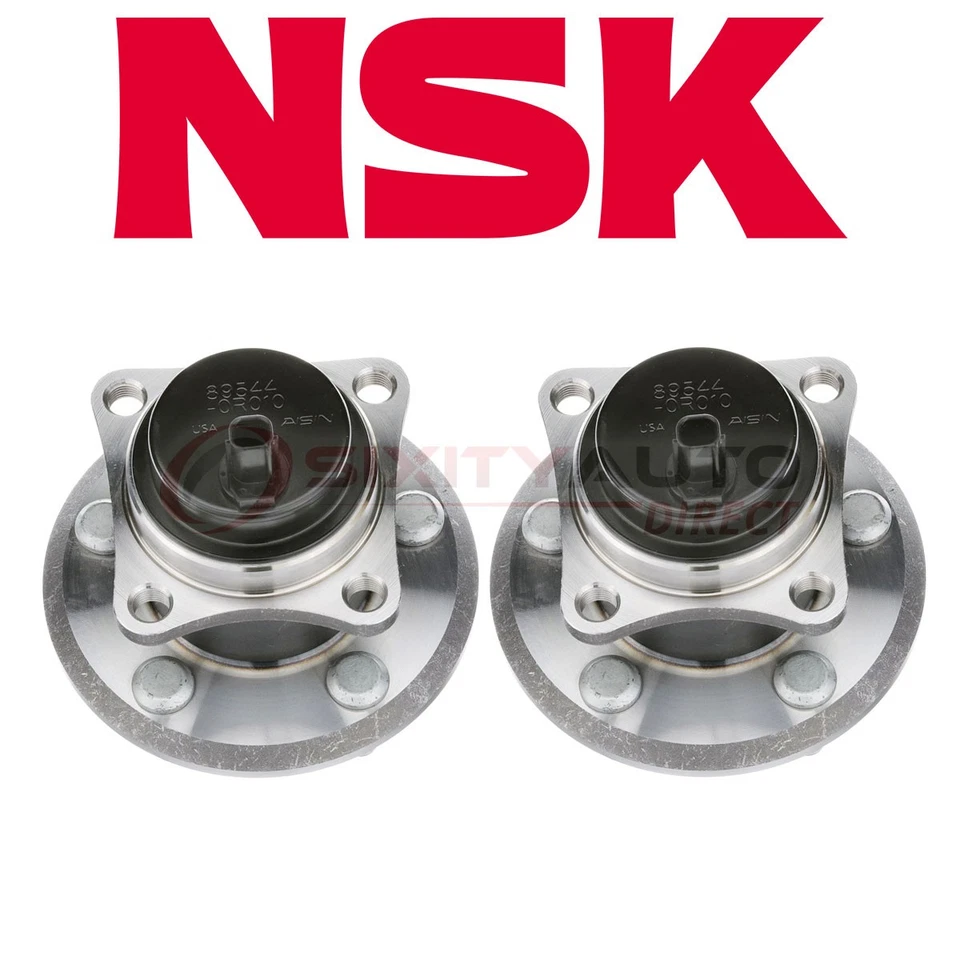 2 pc NSK Rear Wheel Bearing Hub Assembly for 2009-2013 Toyota Matrix - sf - Изображение 1 из 4