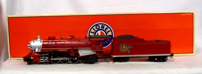 Lionel 6-28699 Holiday Mikado JR Locomotive and Tender-RED -O-Gauge - Image 1 of 4