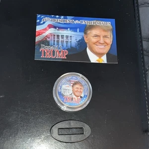 DONALD TRUMP 45th President 2016 OFFICIAL U.S. JFK Half Dollar Coin WHITE HOUSE - Picture 1 of 4