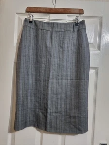 Margaret Howell Verde Lana Lápiz Falda Traje Oficina Inteligente Talla UK 12 - Imagen 1 de 5