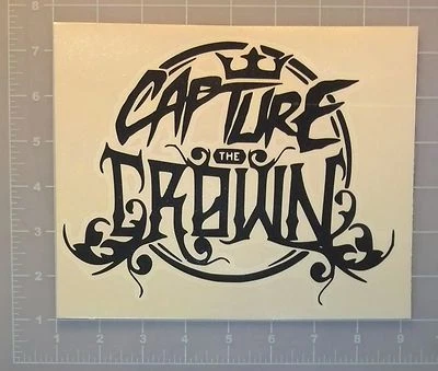 Adesivo de vinil logotipo Capture The Crown decalque metal para-choque música carro janela laptop - Imagem 1 de 4