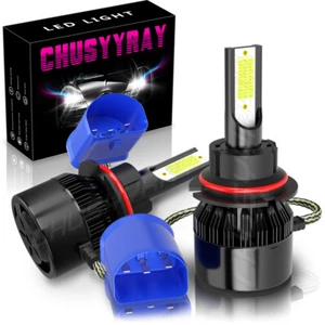 Super LED Headlight Kit 9007 White Bulbs Hi/Low Beam for Chevy Cobalt 2005-2010 - Picture 1 of 12