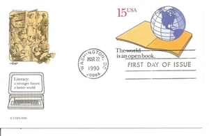 US SC # UX146 World Literacy Year FDC. Artmaster Cachet - Picture 1 of 1