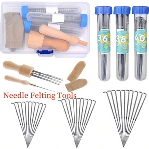 Wool Needle Felting Tools Needle Felting Kit for Beginner Professional S M L - Picture 1 of 13