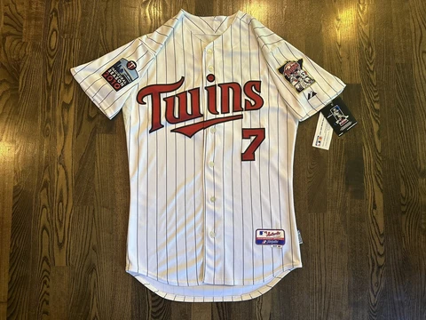 NWT Authentic Majestic Cool Base JOE MAUER #7 Minnesota Twins Jersey Size 40 M Cover