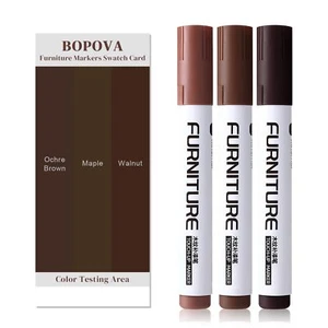 3 Colors Wood Furniture Markers Touch Up Kit Floor Scratch Repair Stain Fix - Picture 1 of 7