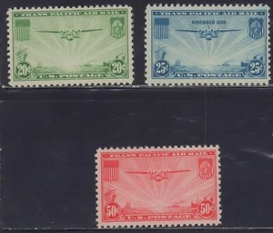 US 1935-1937 AIRMAIL CHINA CLIPPER C20, C21, C22 MINT MNH - Picture 1 of 1