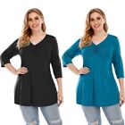 Women s Shirt Long Sleeves Top Chic V Neck Top All-matching Blouse