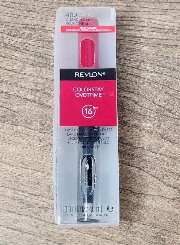 Revlon Colorstay Overtime 16hr Lipcolor 480 Unending Red Duo